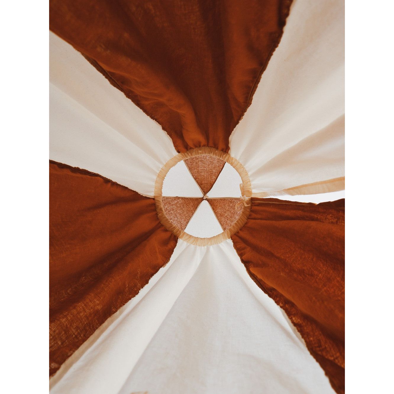 Organic Cotton and Linen Canopy - Caramel Circus