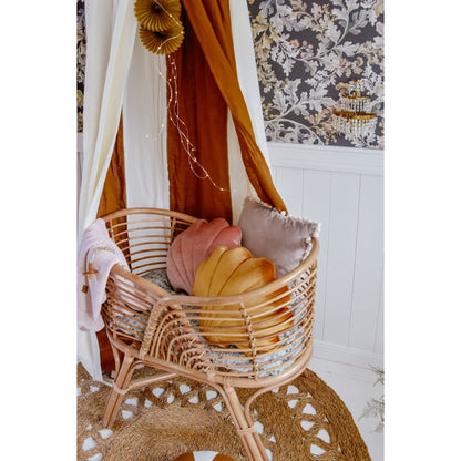 Organic Cotton and Linen Canopy - Caramel Circus