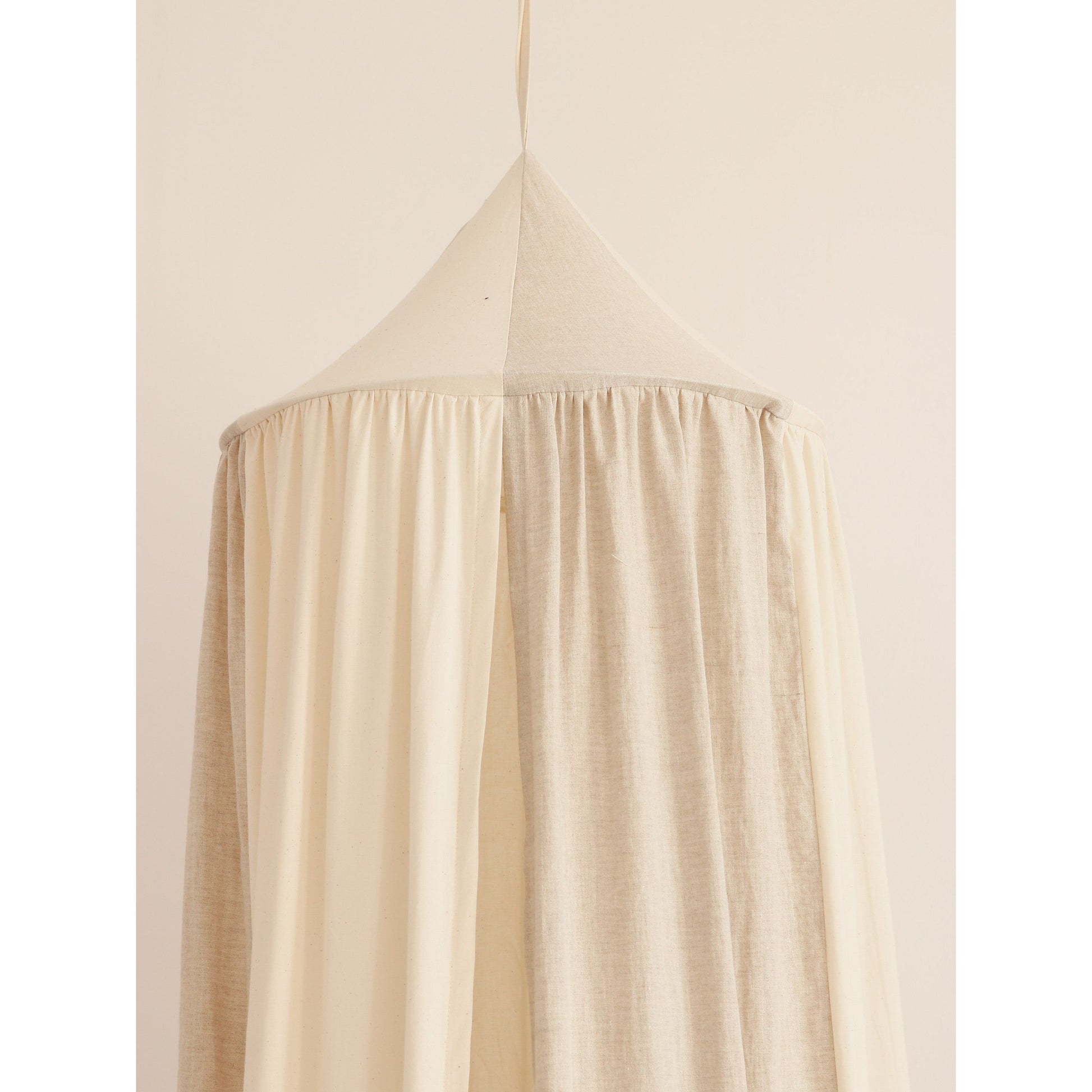 Organic Cotton and Linen Canopy - Cream Circus