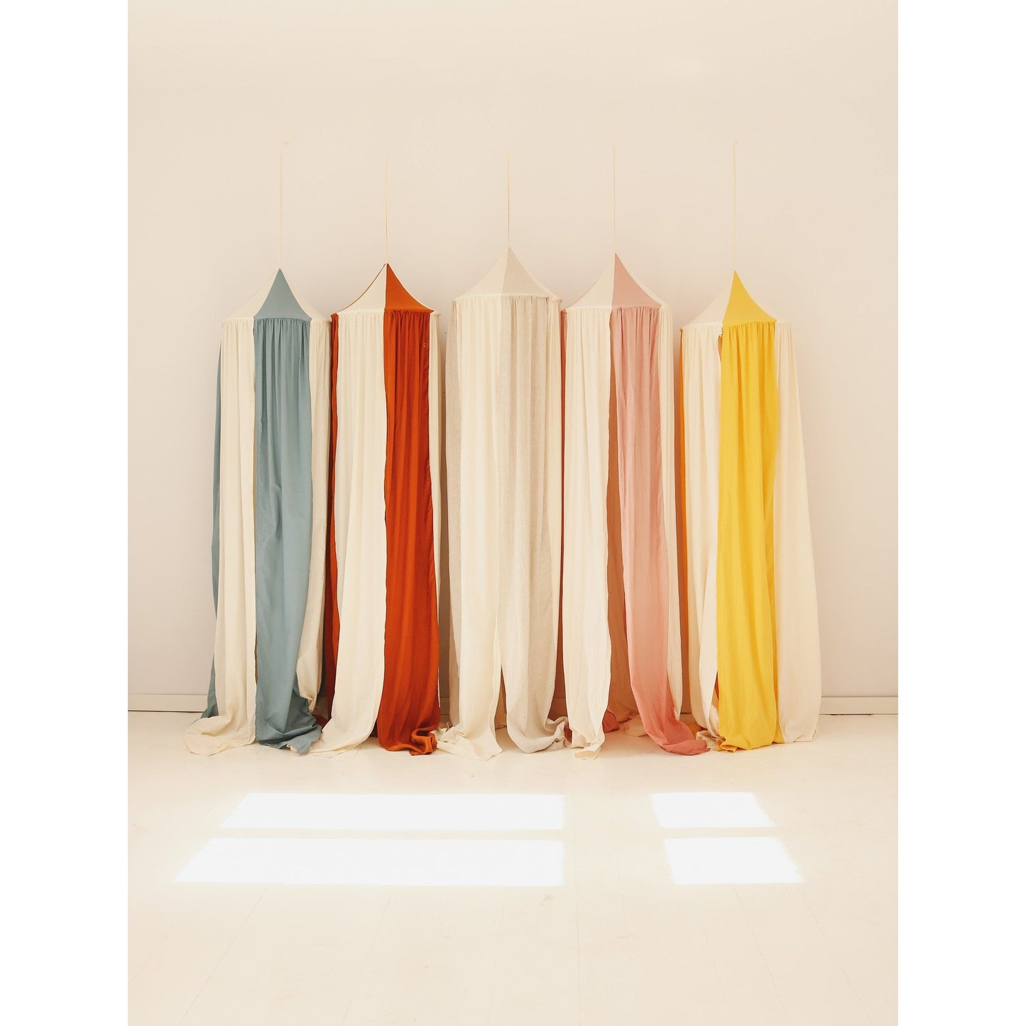 Organic Cotton and Linen Canopy - Cream Circus