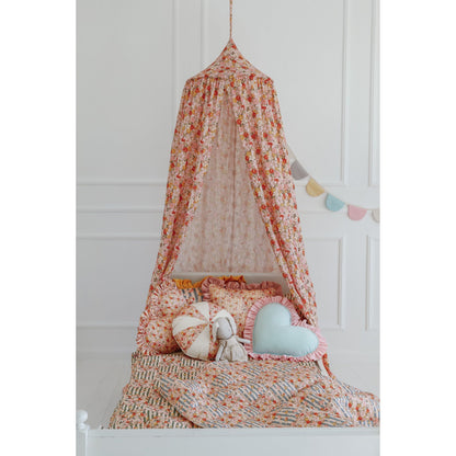 Organic Cotton Canopy - Spring Garden