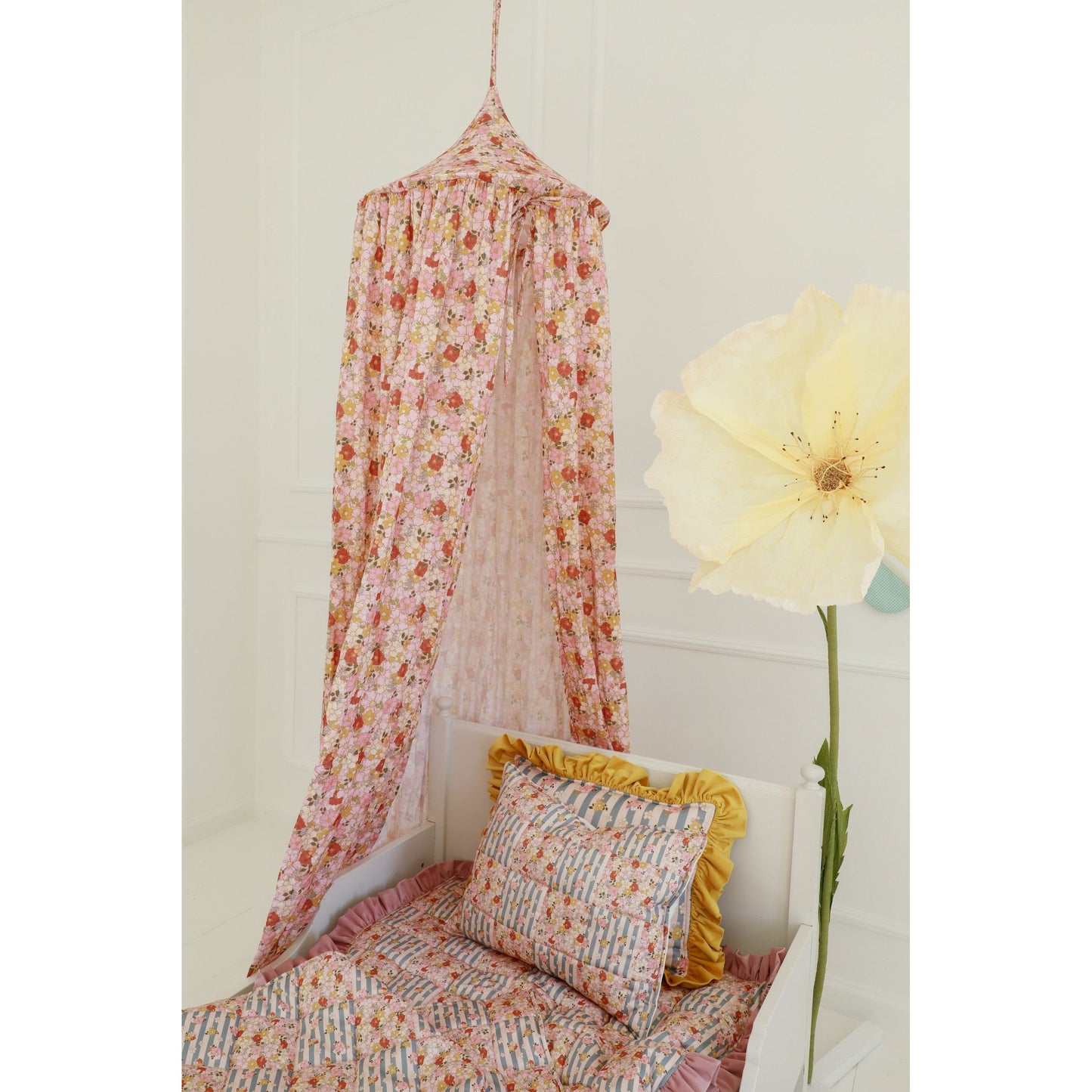 Organic Cotton Canopy - Spring Garden