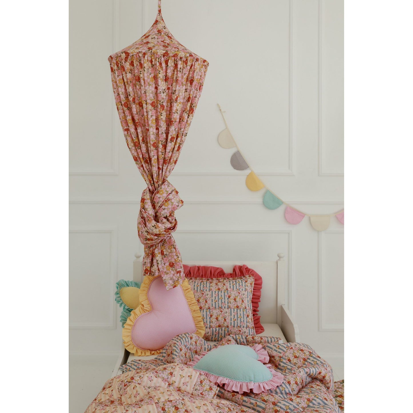 Organic Cotton Canopy - Spring Garden