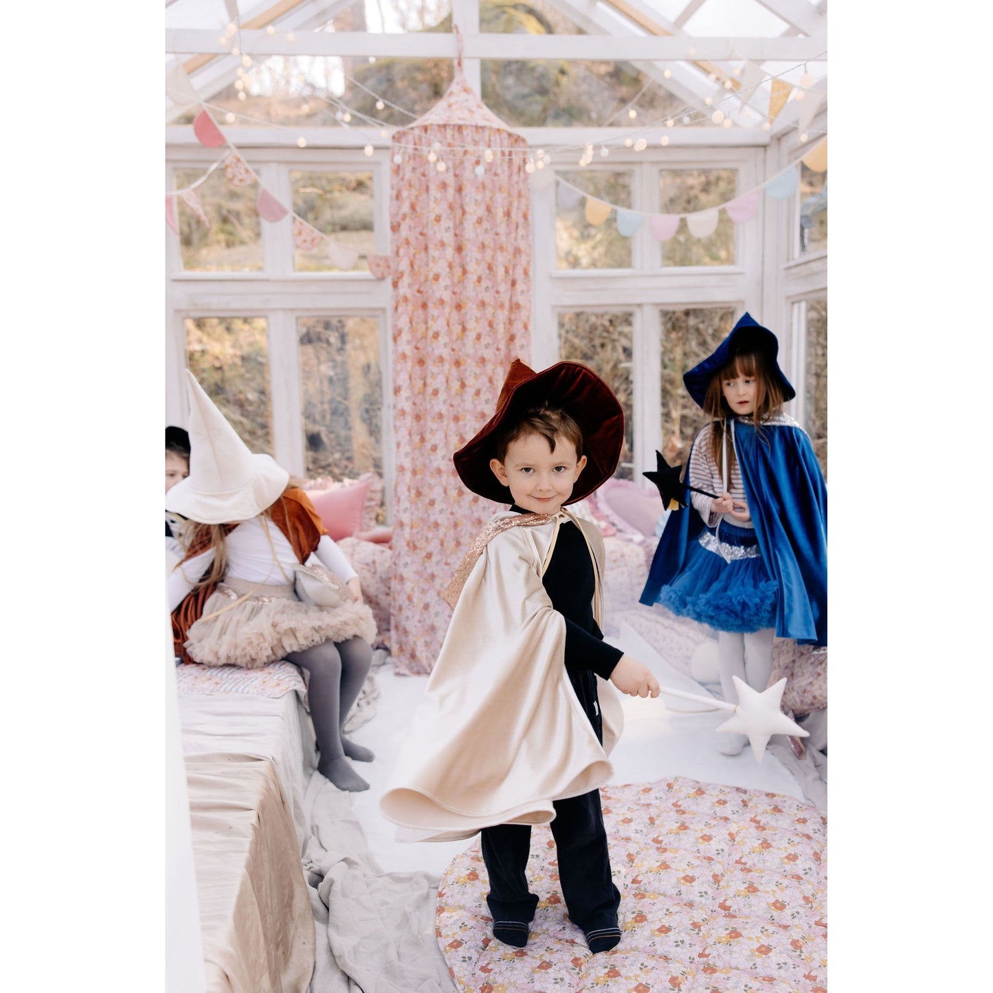 Organic Cotton Canopy - Spring Garden