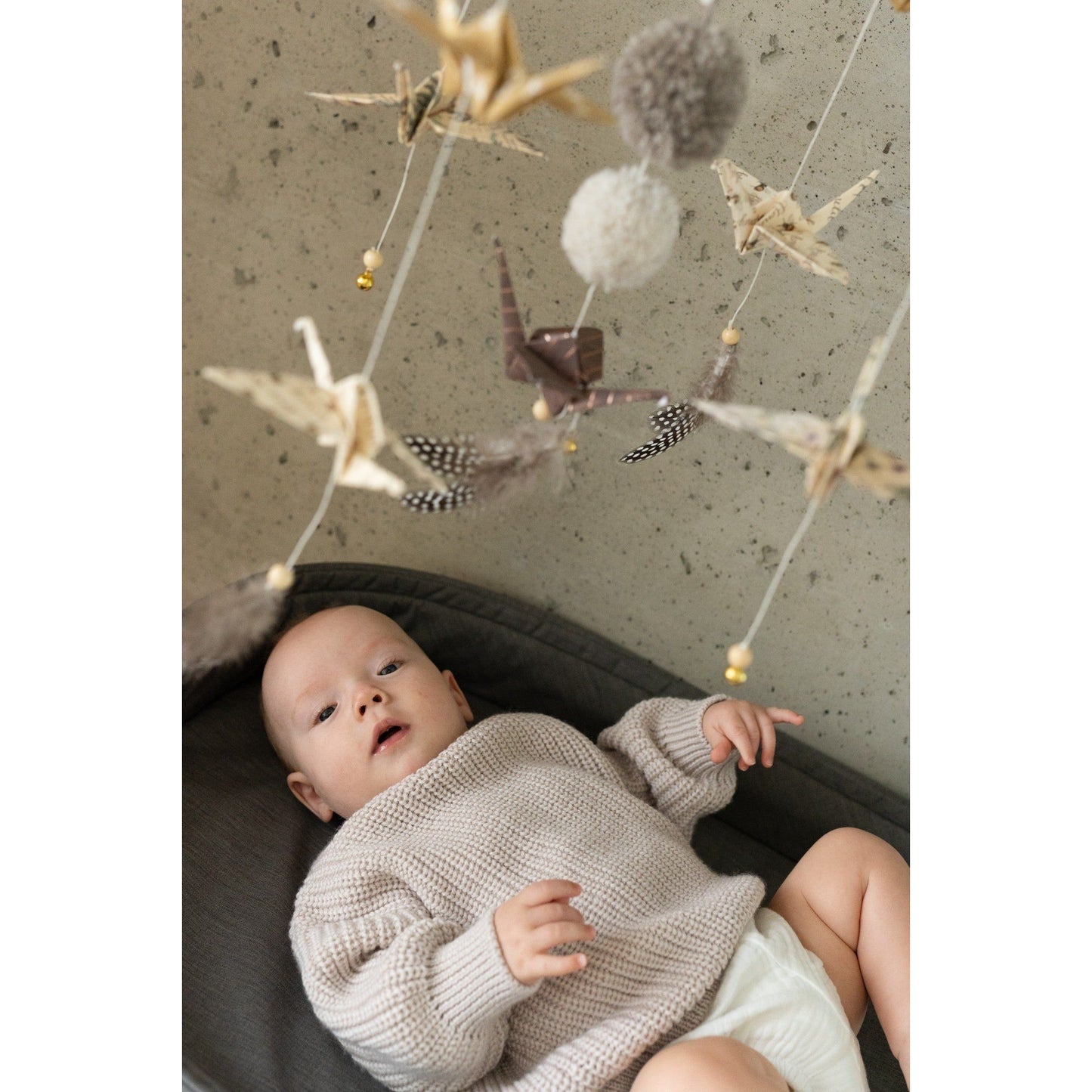 Origami Nursery Mobile - Gold Dust