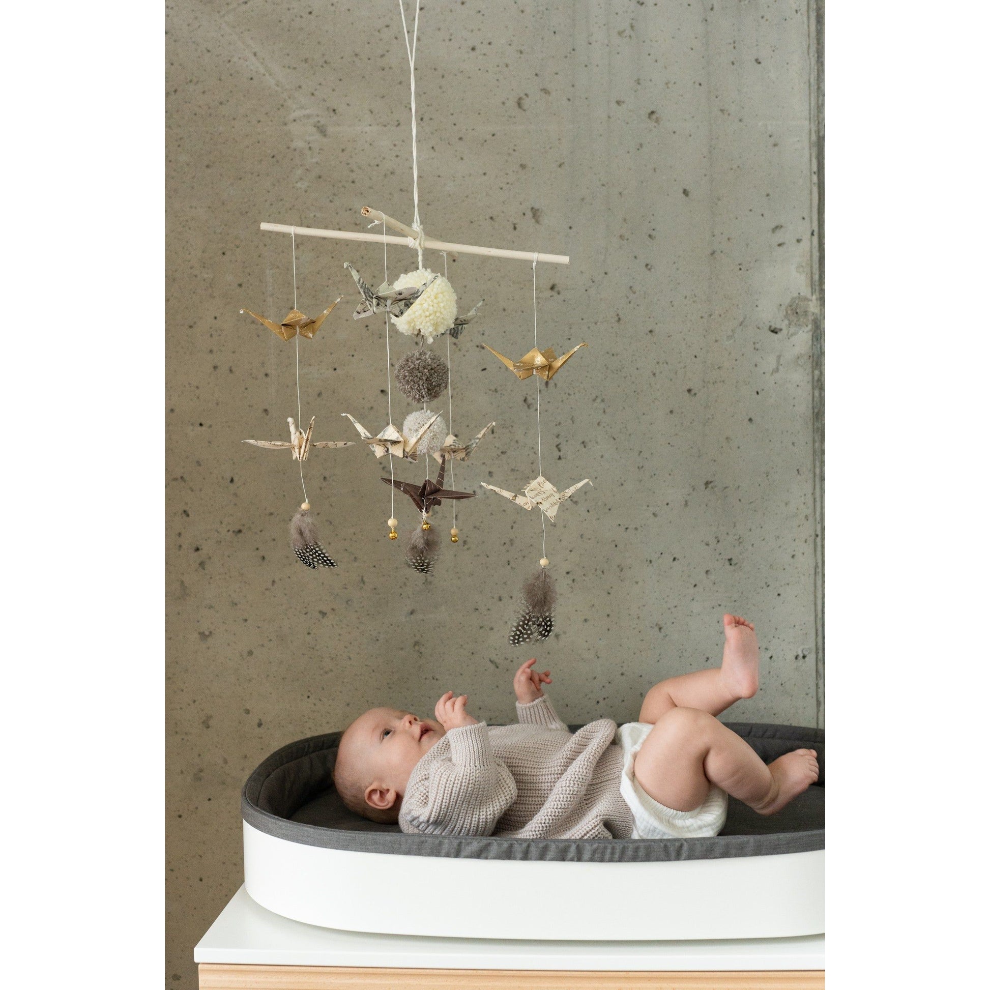 Origami Nursery Mobile - Gold Dust