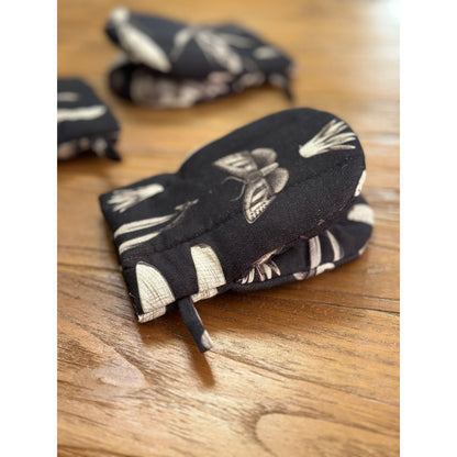Oven Glove With Double Wool Filling - Seeds Carbon