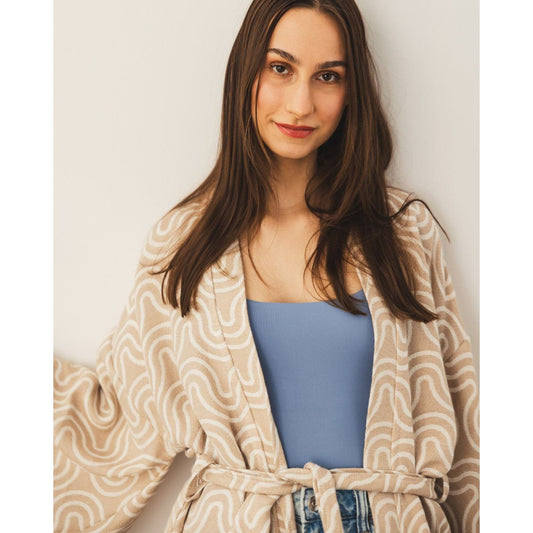 Bamboo Kimono for Women - Sand