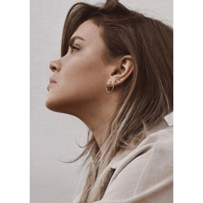 Pin Up Earrings - Gold