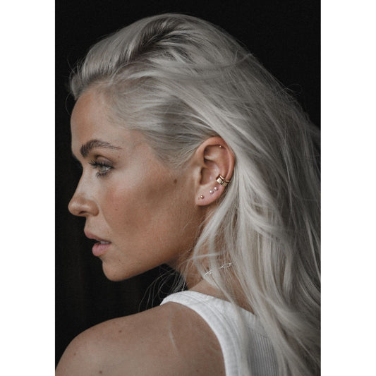 Pin Up Earrings - Silver