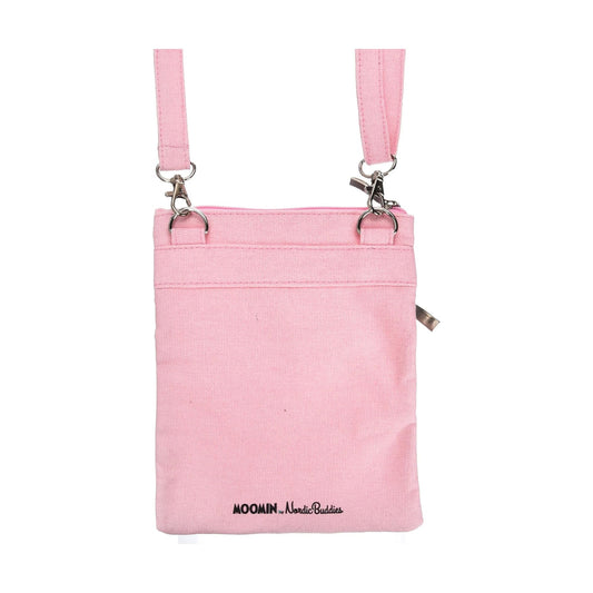 Moomintroll Under The Tree Neck/Passport Bag - Pink