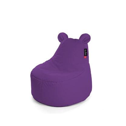 Säkkituoli Qubo™ Teddy Plum POP FIT - Kotikauppa
