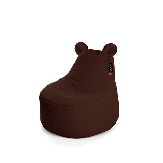 Säkkituoli Qubo™ Teddy Chocolate POP FIT - Kotikauppa