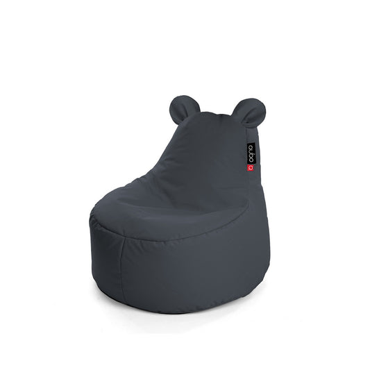 Säkkituoli Qubo™ Teddy Graphite POP FIT - Kotikauppa