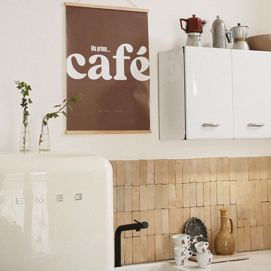 Poster 50x70 cm - Cafe