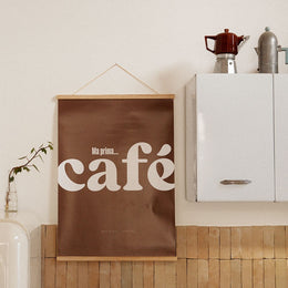Poster 50x70 cm - Cafe