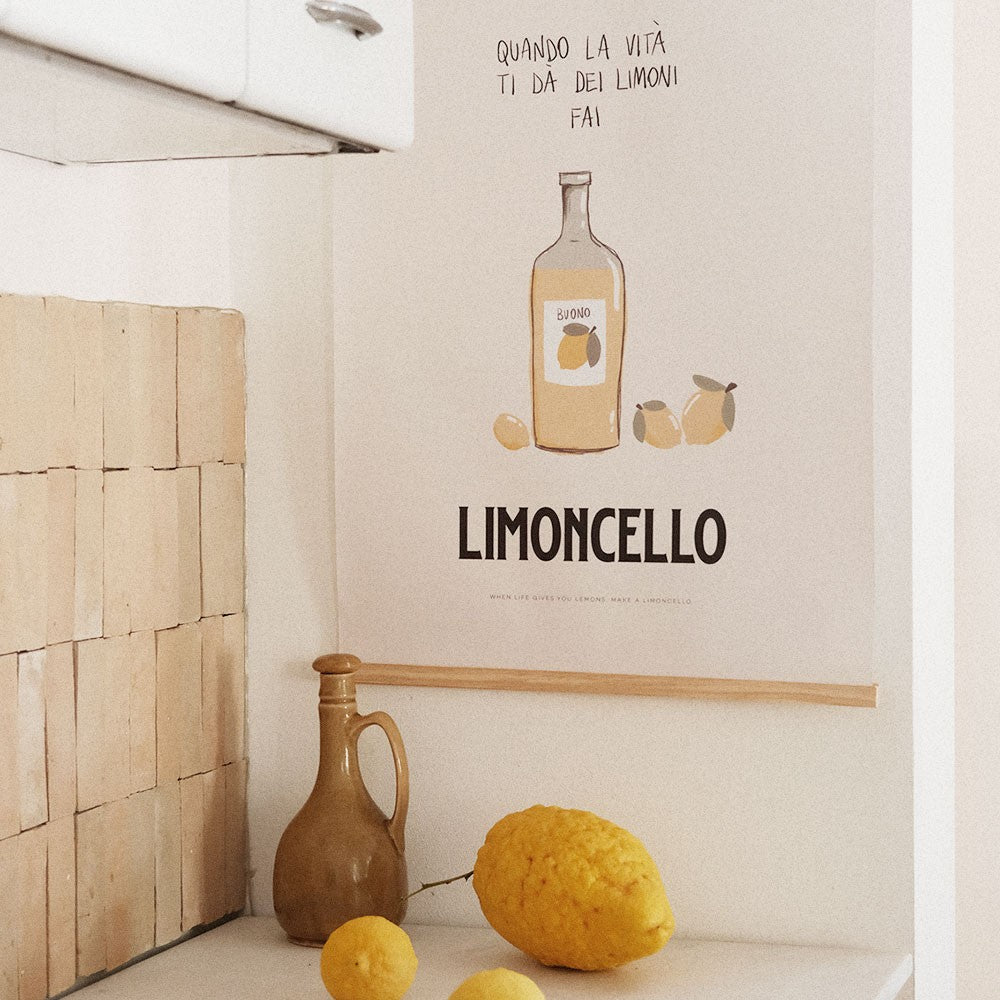 Poster 50x70 cm - Limoncello