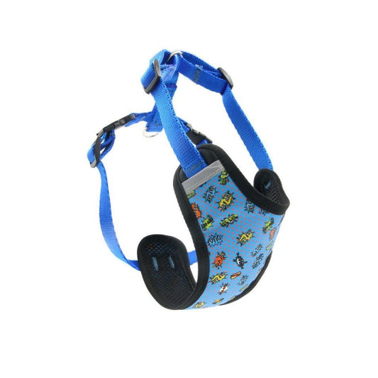 Pressure Free Harness – Blue Graffiti