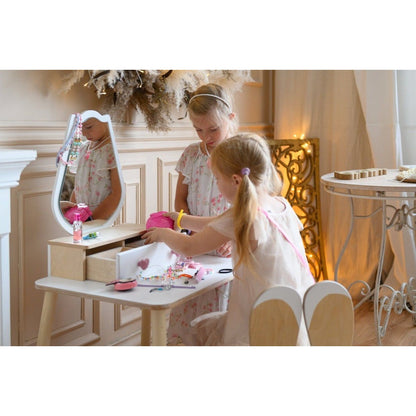 Princess Beauty Table with Mirror - Tulip