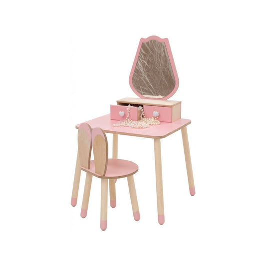 Princess Beauty Table with Mirror - Tulip