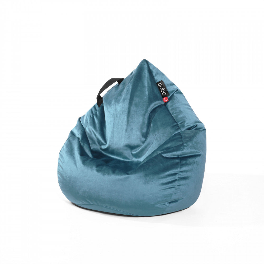 Säkkituoli Qubo™ Drizzle Drop Indigo FRESH FIT - Kotikauppa