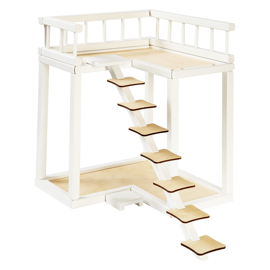 Dollhouse Balcony - White