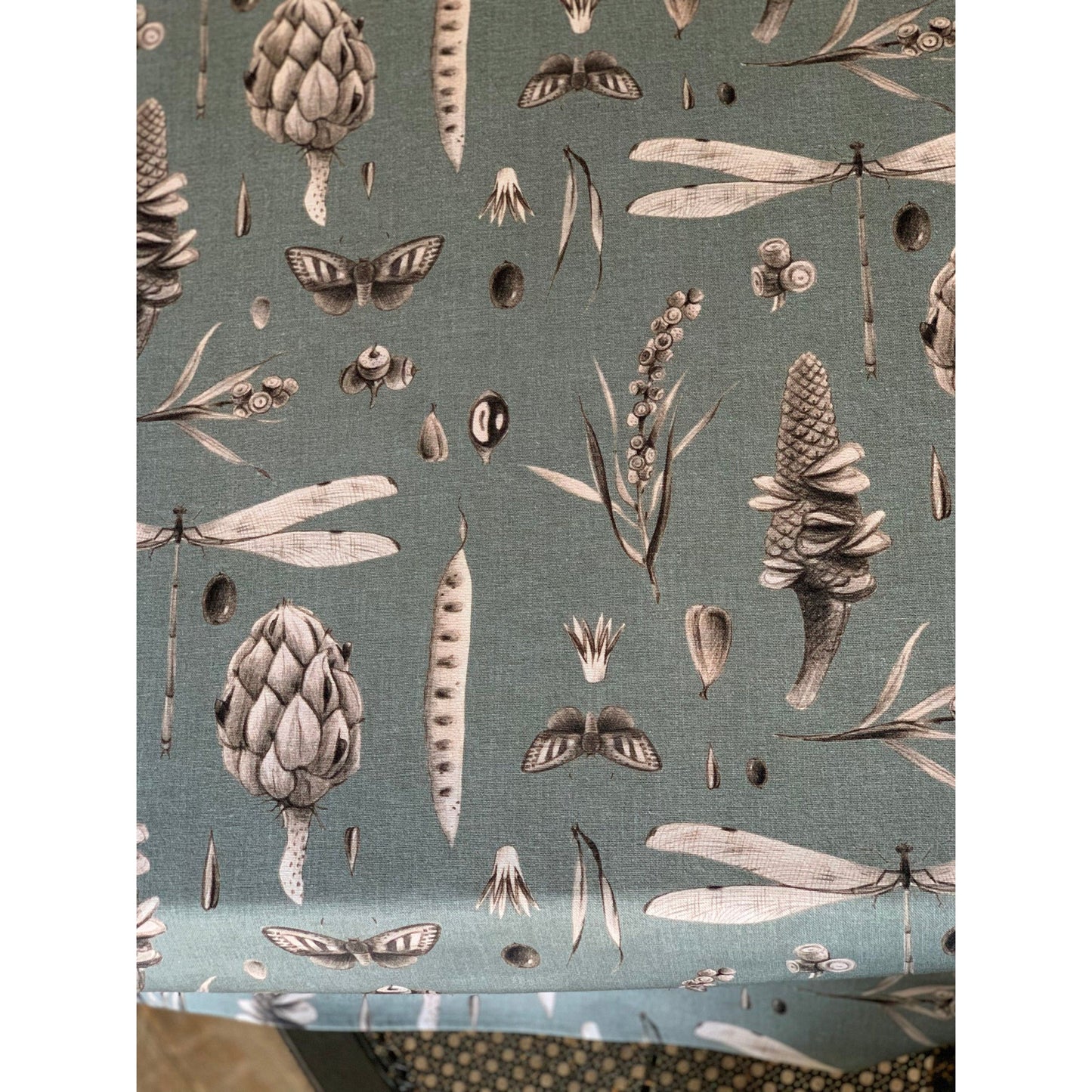 Rectangular Tablecloth - Seeds Aqua