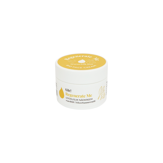 Kasvovoide Regenerate Me - Porkkanaöljyllä normaalille ja sekaiholle, 50ml