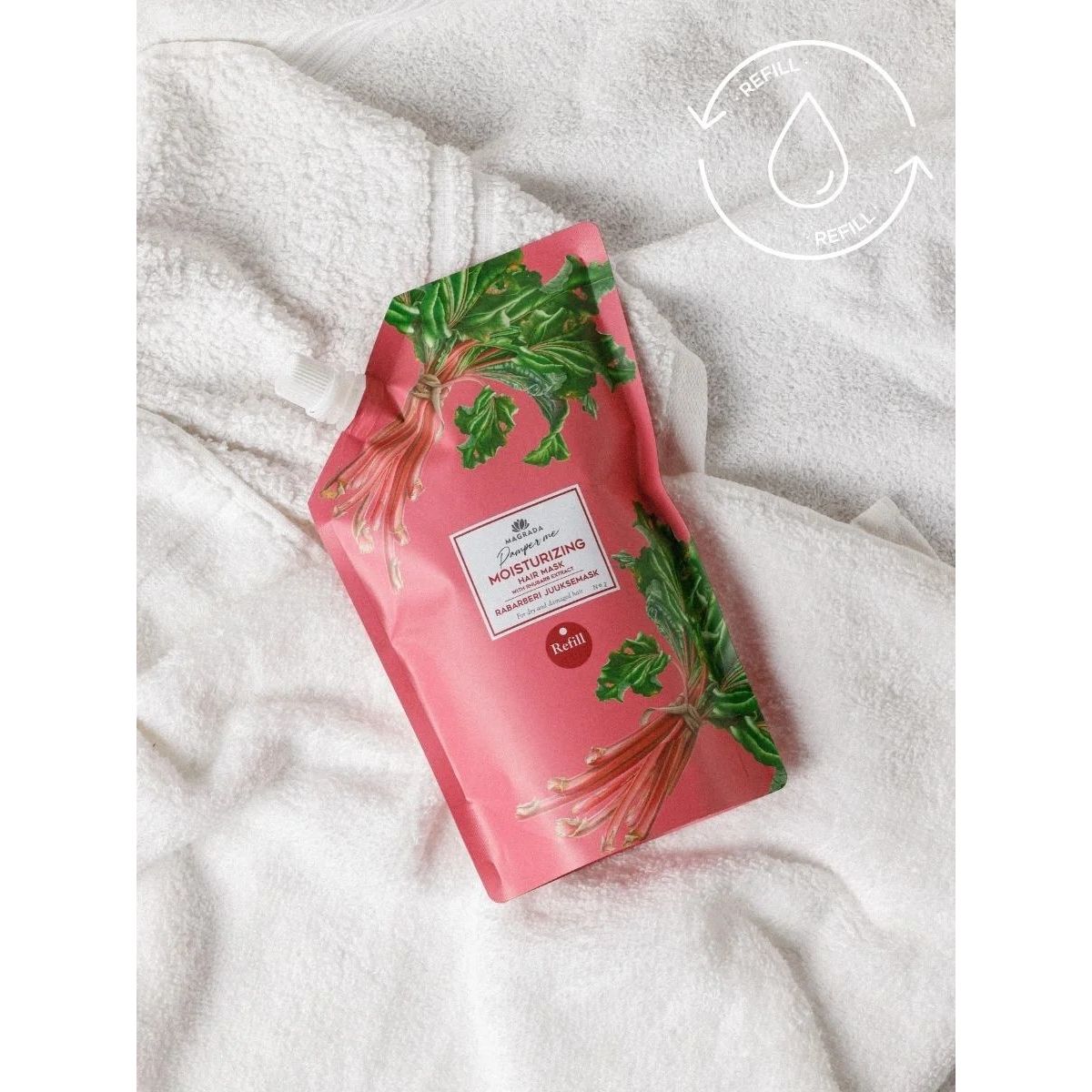 REFILL for Rhubarb Hair Mask With Castor Oil - 500 ml