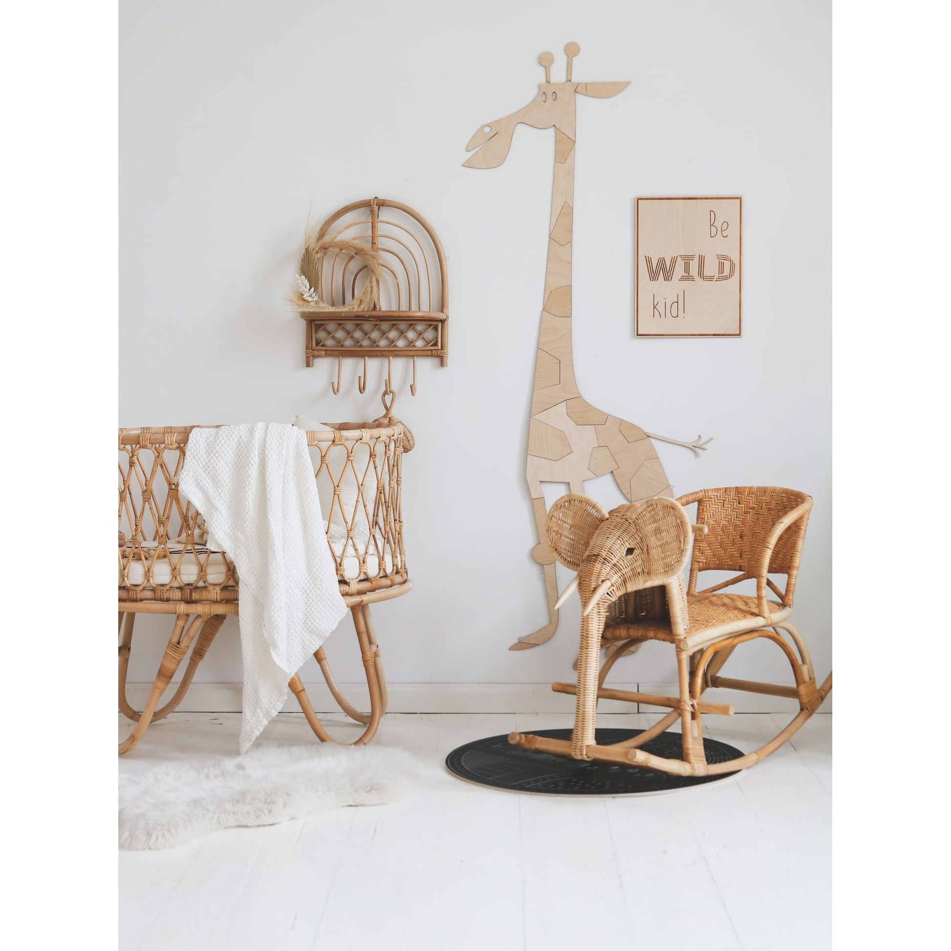 Safari Giraffe – Wooden Wall Decoration