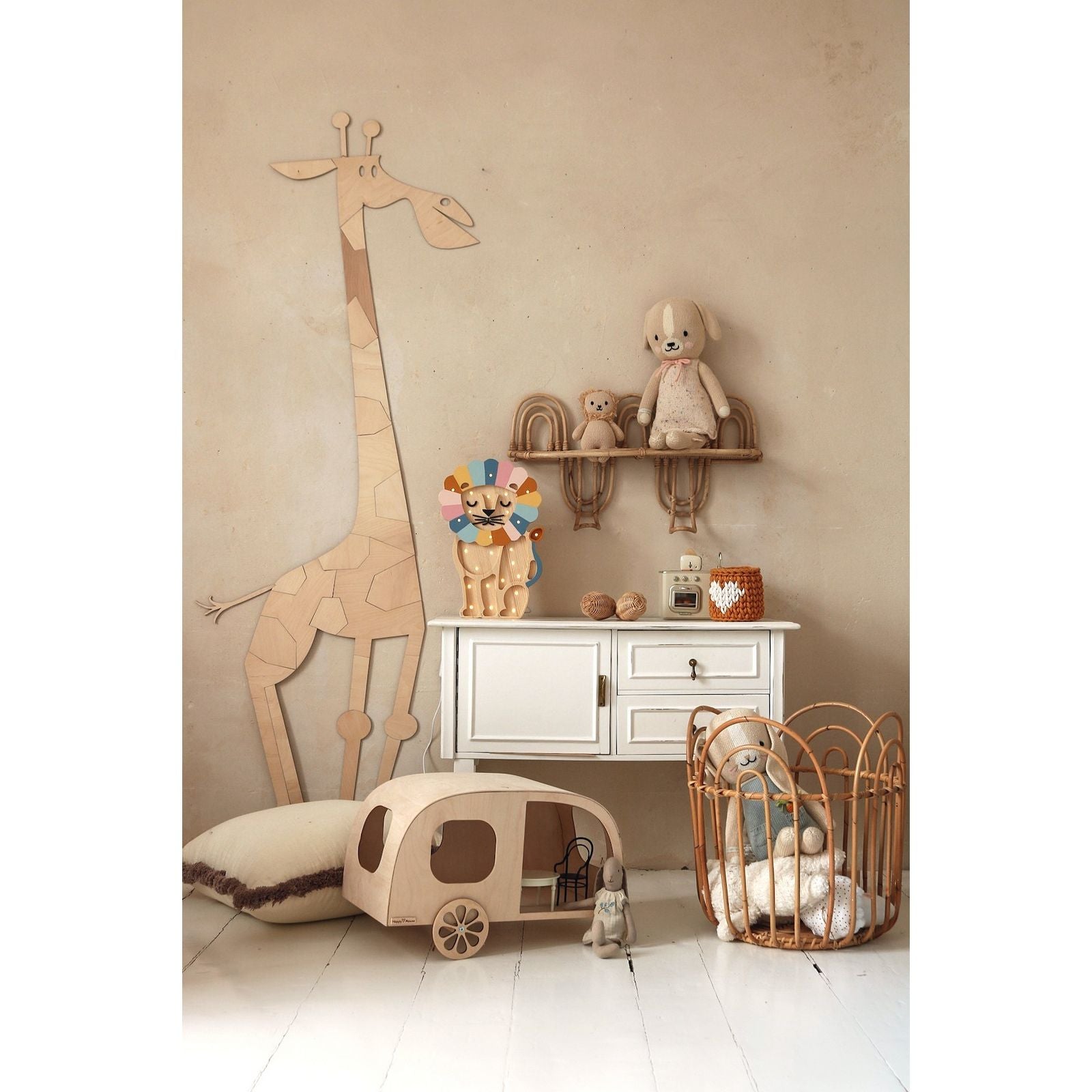 Safari Giraffe – Wooden Wall Decoration