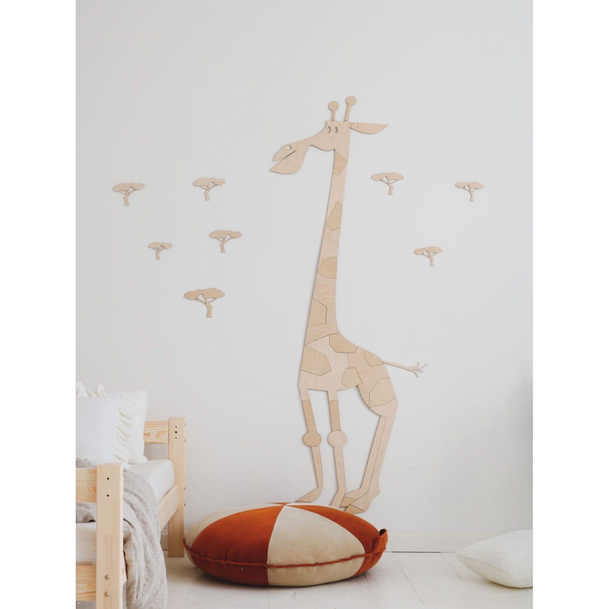 Safari Giraffe – Wooden Wall Decoration