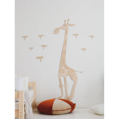 Safari Giraffe – Wooden Wall Decoration