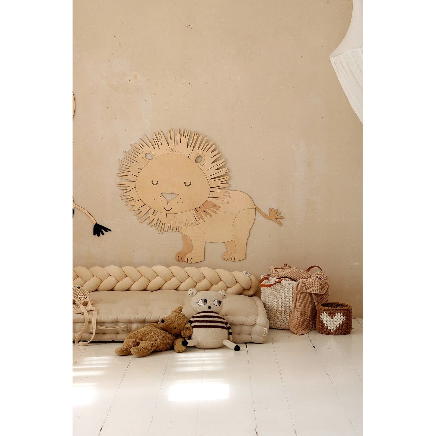 Safari Lion – Wooden Wall Decoration