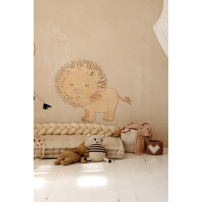 Safari Lion – Wooden Wall Decoration
