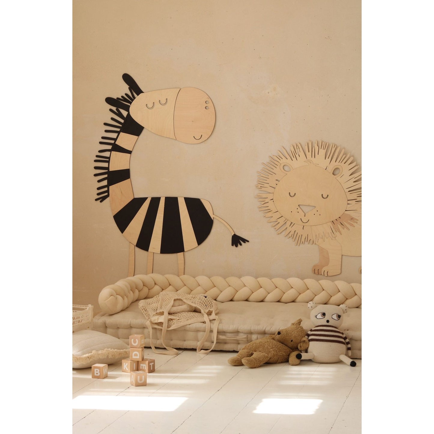 Safari Zebra – Wooden Wall Decoration