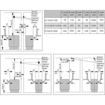 Sähkökiuas Harvia Club K13,5G 13,5 kW 11-20 m³ erillinen ohjaus