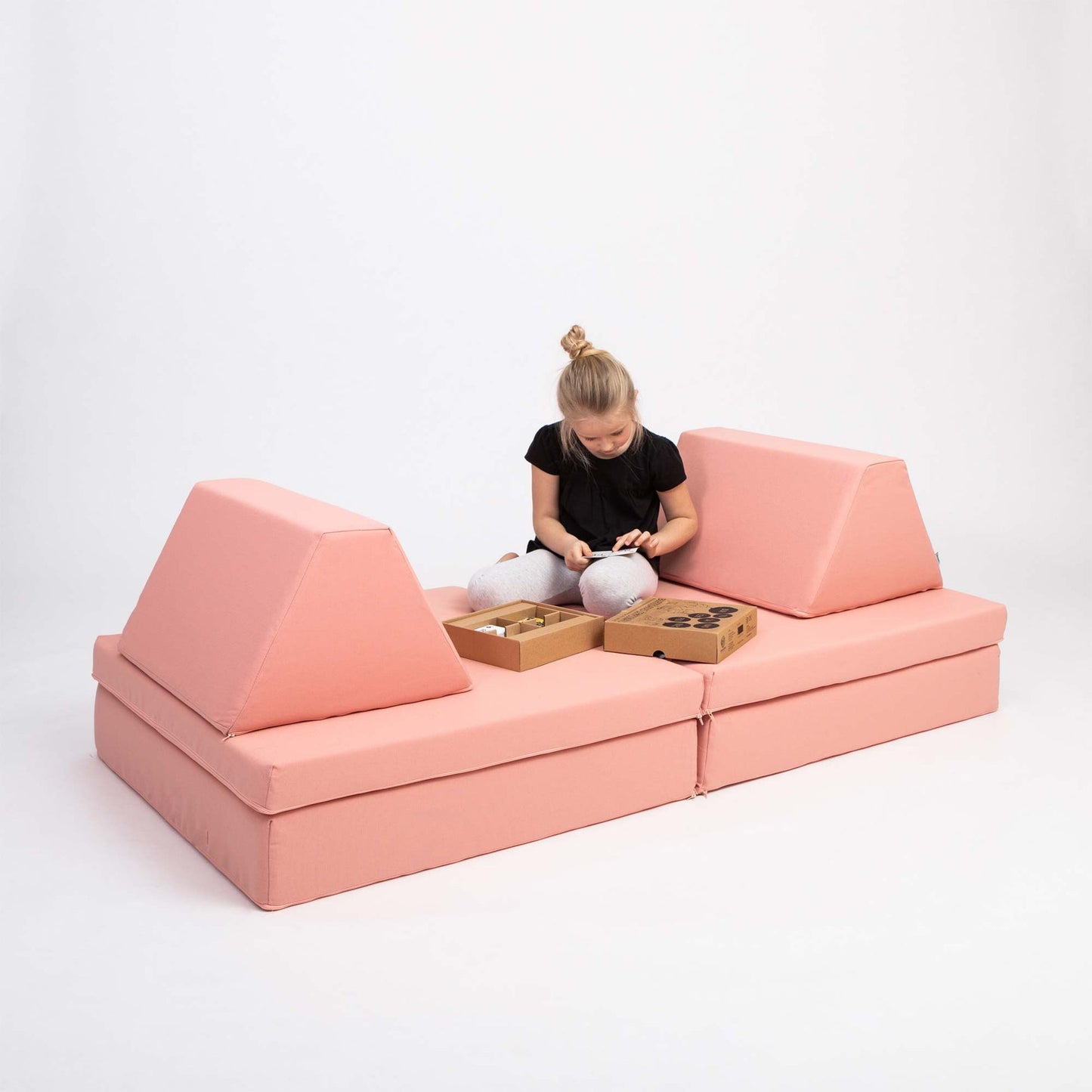 Lasten Activity Play -patjasetti - Salmon Pink