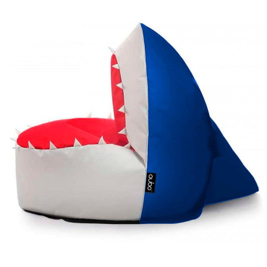 Säkkituoli Qubo™ Shark Silver POP FIT - Kotikauppa