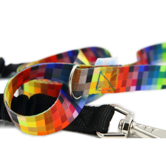 Shock Absorbing Dog Leash - Pixels