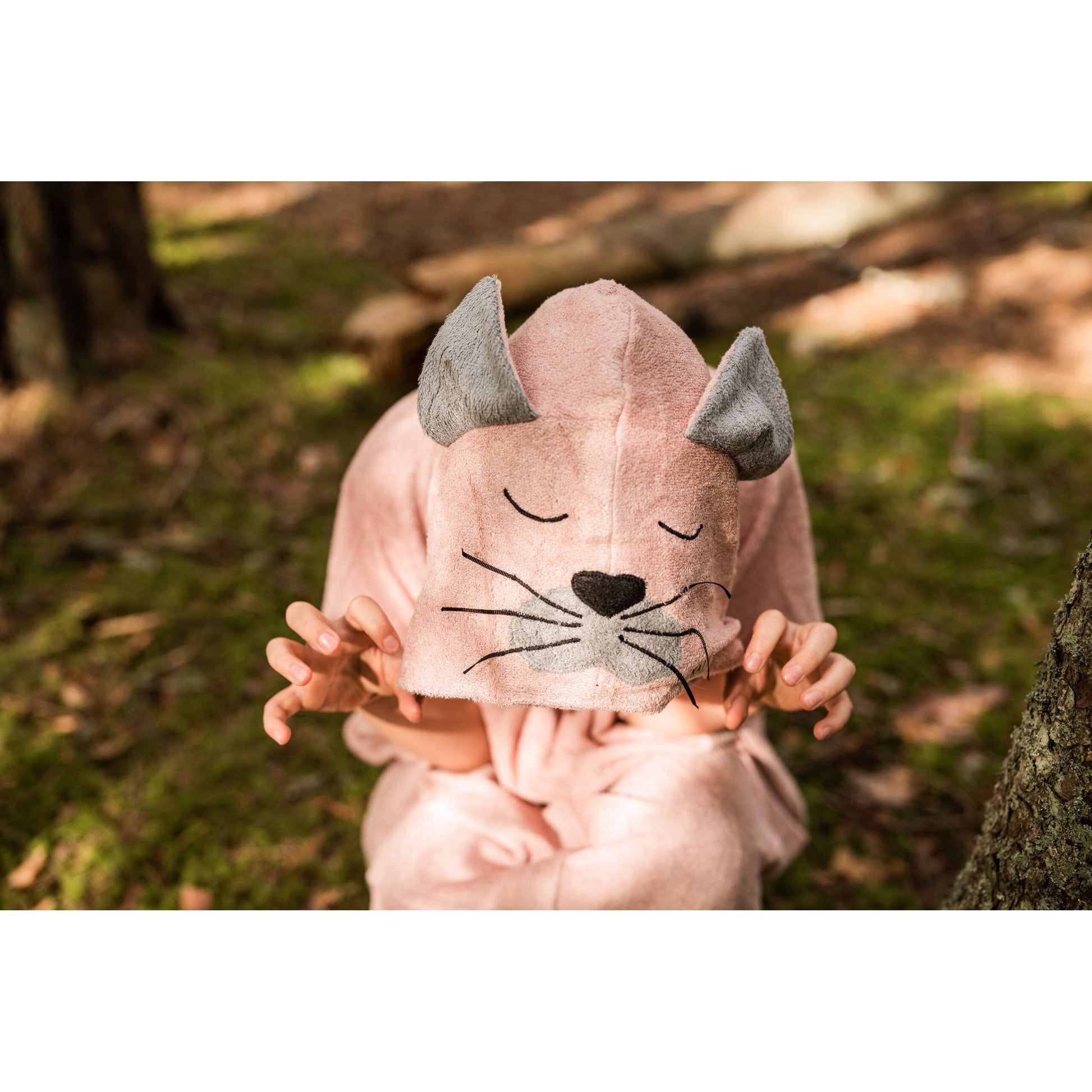 Short-Sleeve Poncho CAT- For KIDS (Size 122-150)