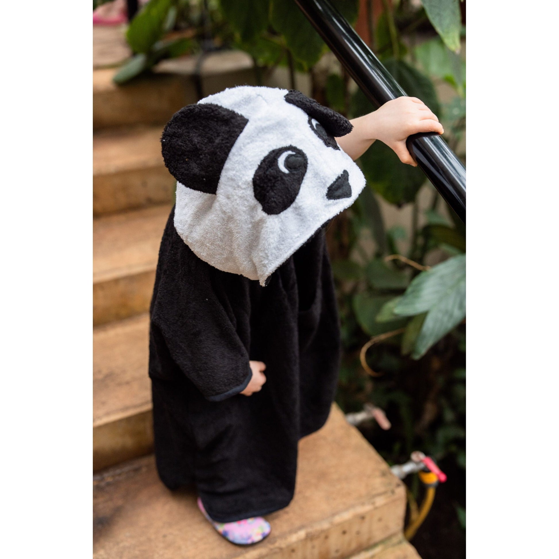 Short-Sleeve Poncho PANDA - For TODDLERS (Size 82/86-116)