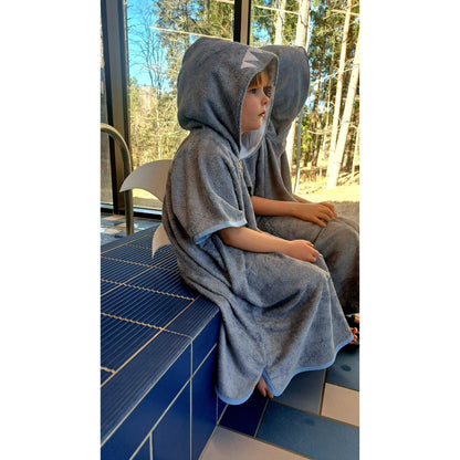 Short-Sleeve Poncho SHARK - For TODDLERS (Size 82/86-116)