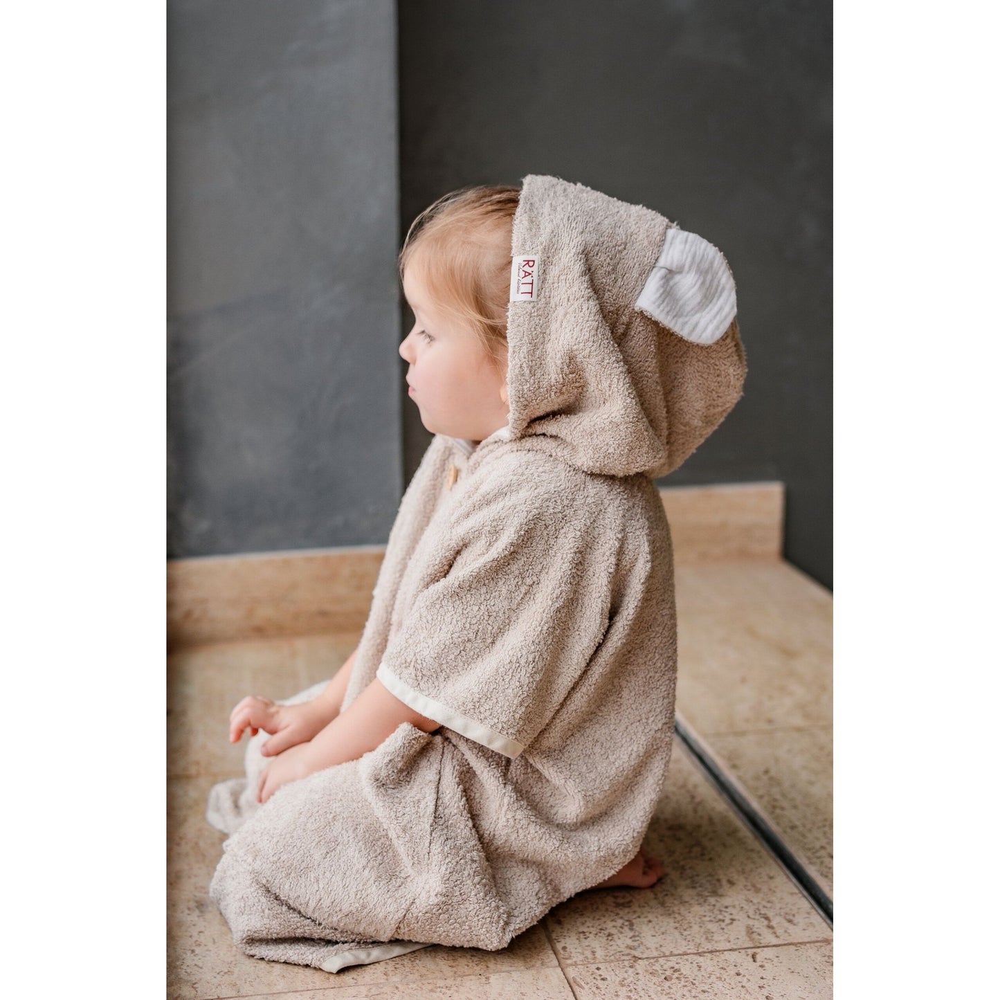Short-Sleeve Poncho TEDDY - For TODDLERS (Size 82/86-116)