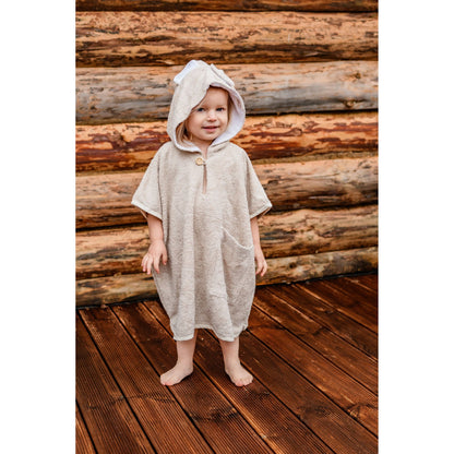 Short-Sleeve Poncho TEDDY - For TODDLERS (Size 82/86-116)
