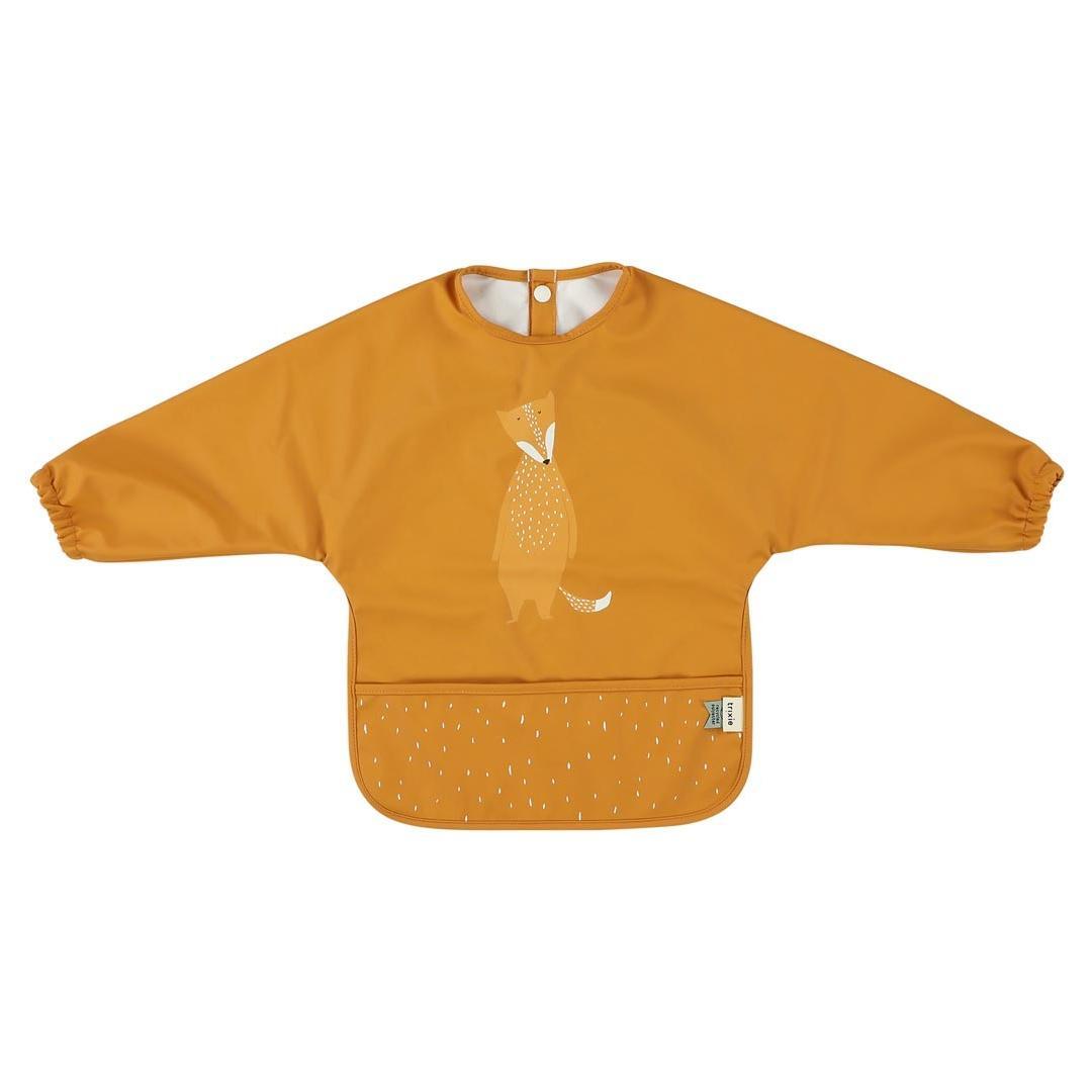 Waterproof Long Sleeve Bib - Mr. Fox