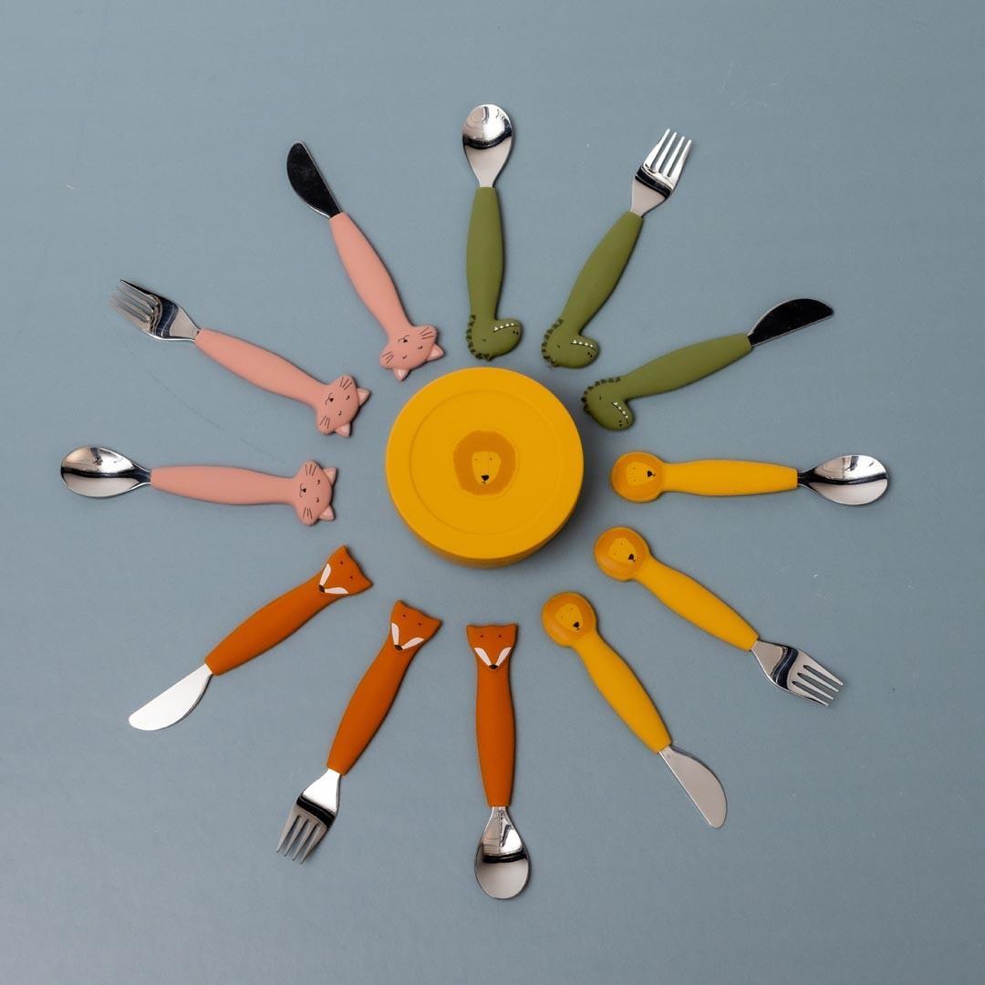 Silicone Snack Container with Lid - Mr. Lion