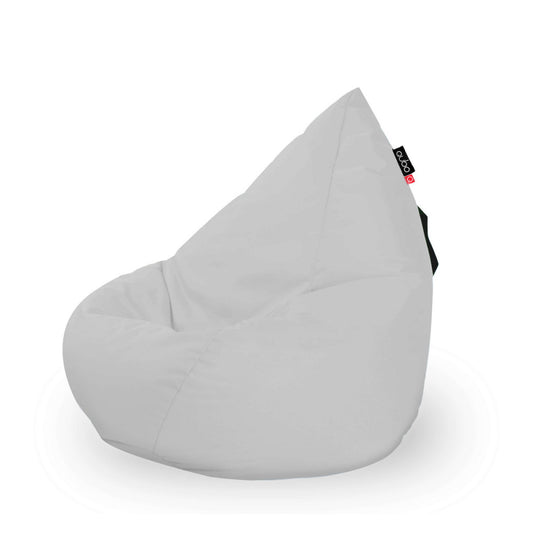Säkkituoli Qubo™ Splash Drop Silver POP FIT - Kotikauppa
