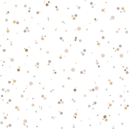 Simple Dots Minimini Wallpaper - Cinnamon And Powder Pink