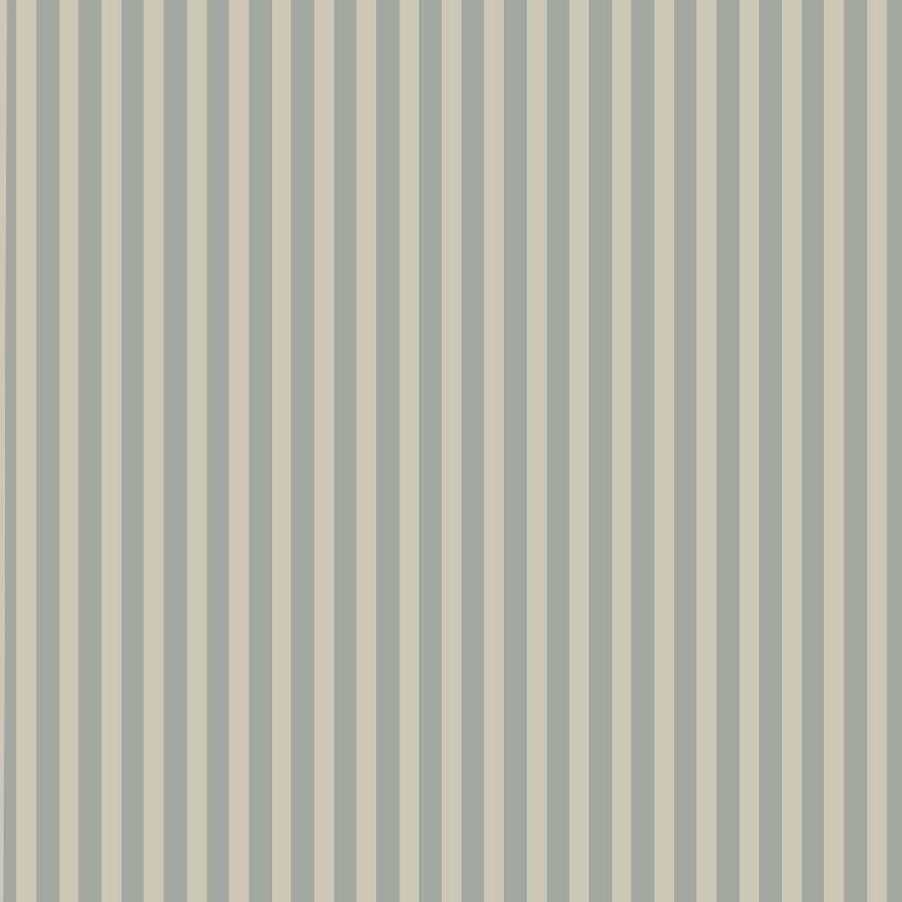 Simple Vintage Stripes Wallpaper - Beige And Blue